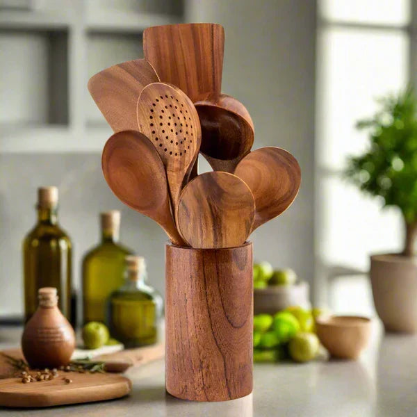 TeakCraft - Teak Cooking Set