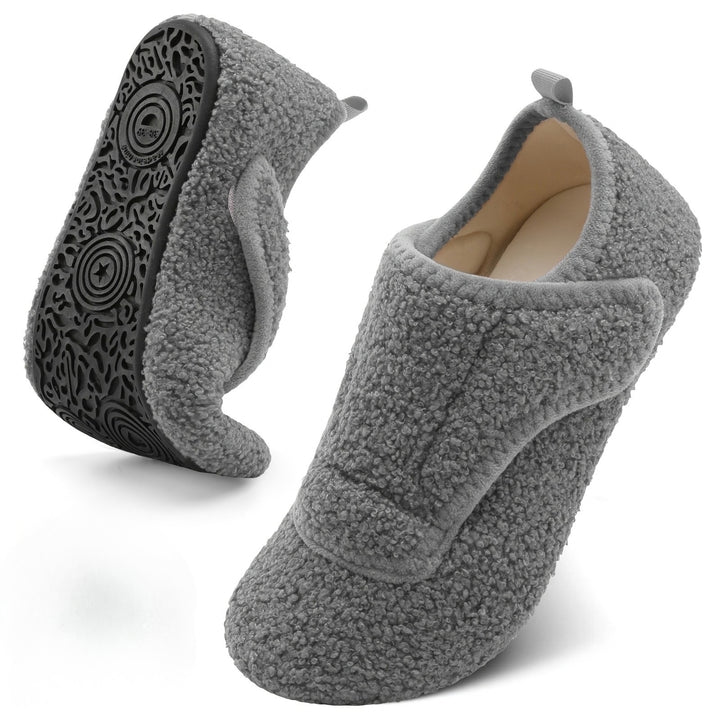 Shehara - Lightweight Wide Slipper With Rubber Sole
