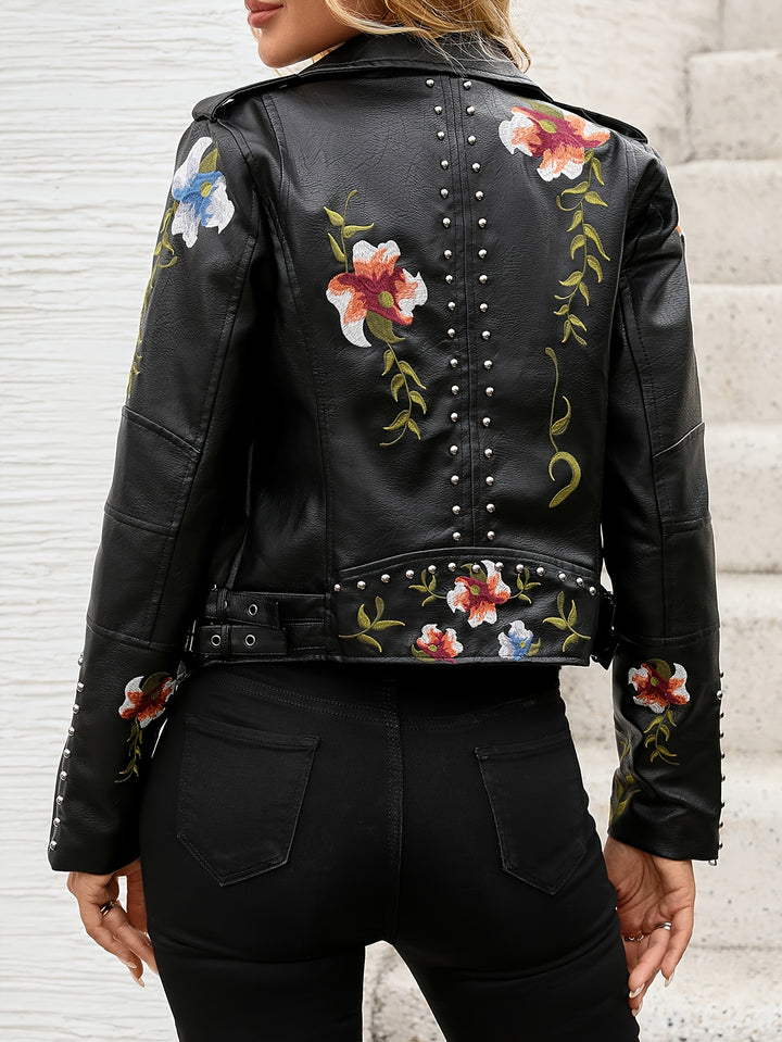 Litsitso - Floral Print Short Jacket