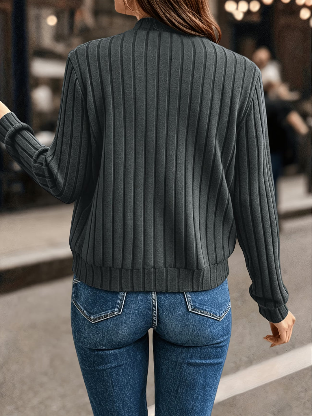 Nalia - Lone Sleeve Knitted Jacket