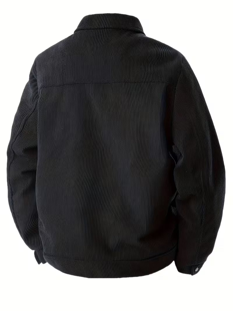 Matthaus - Corduroy Jacket With Collar and Flap Pockets