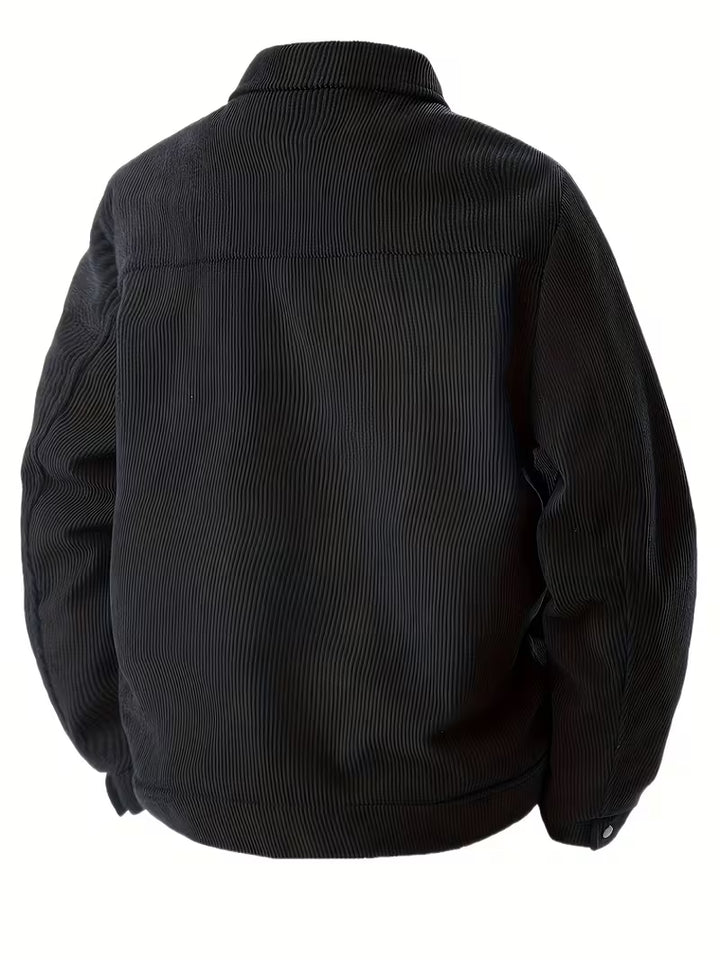 Matthaus - Corduroy Jacket With Collar and Flap Pockets