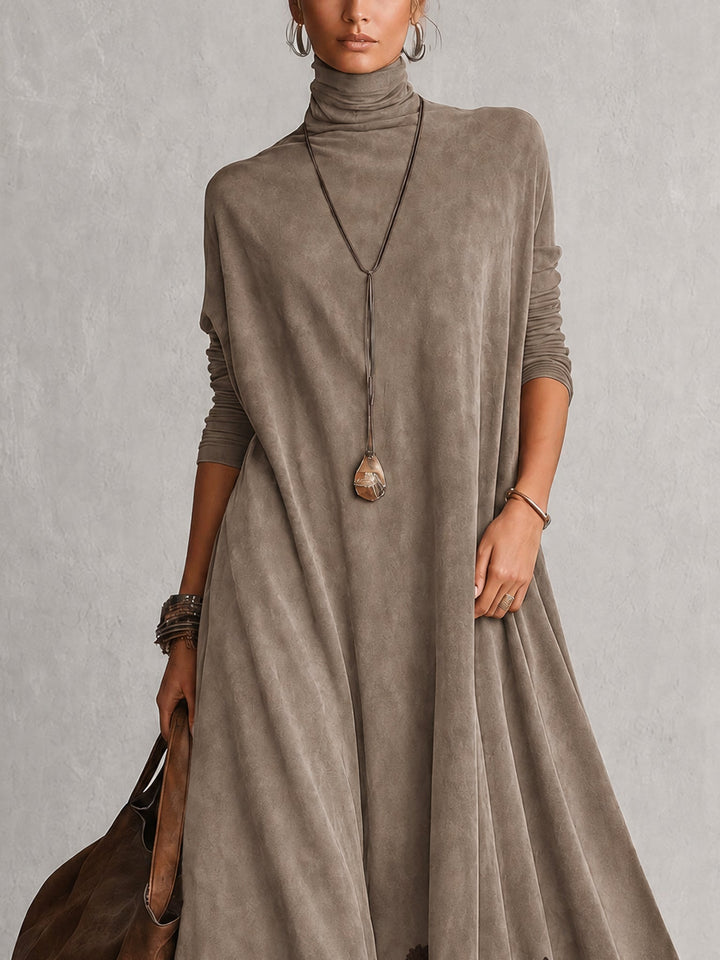 Albria - Long Sleeve Maxi Dress With Vintage Style