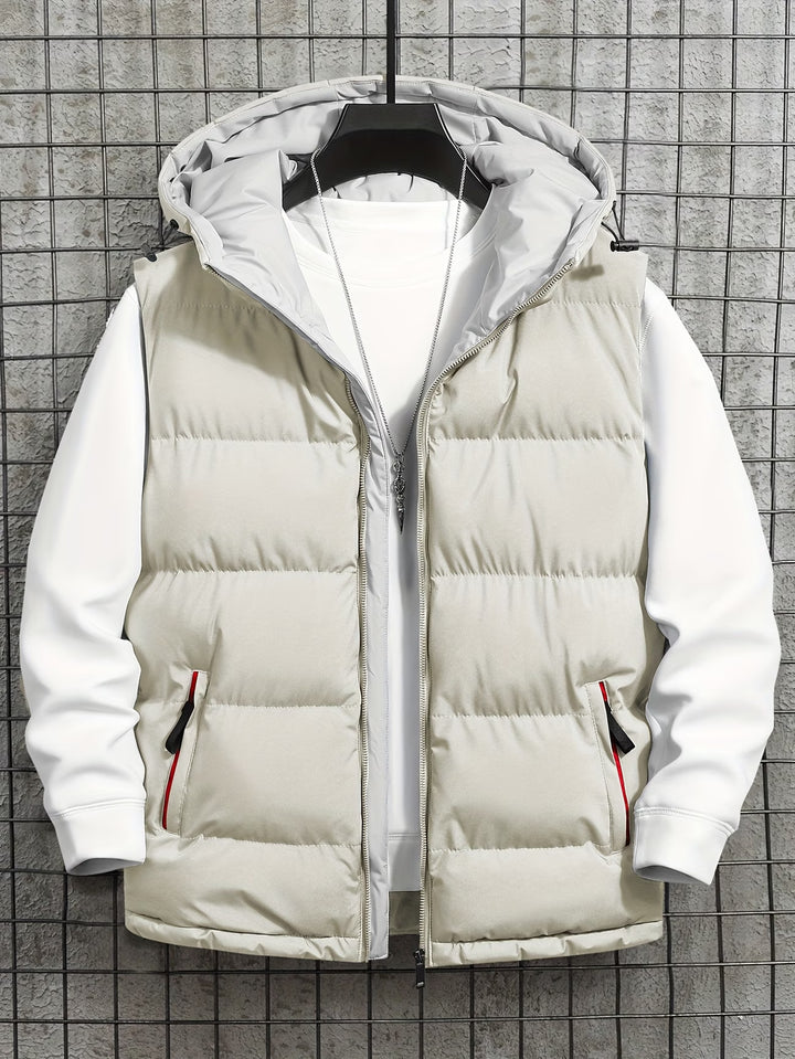 Eliott - Sleeveless Vest With Zippered Pockets