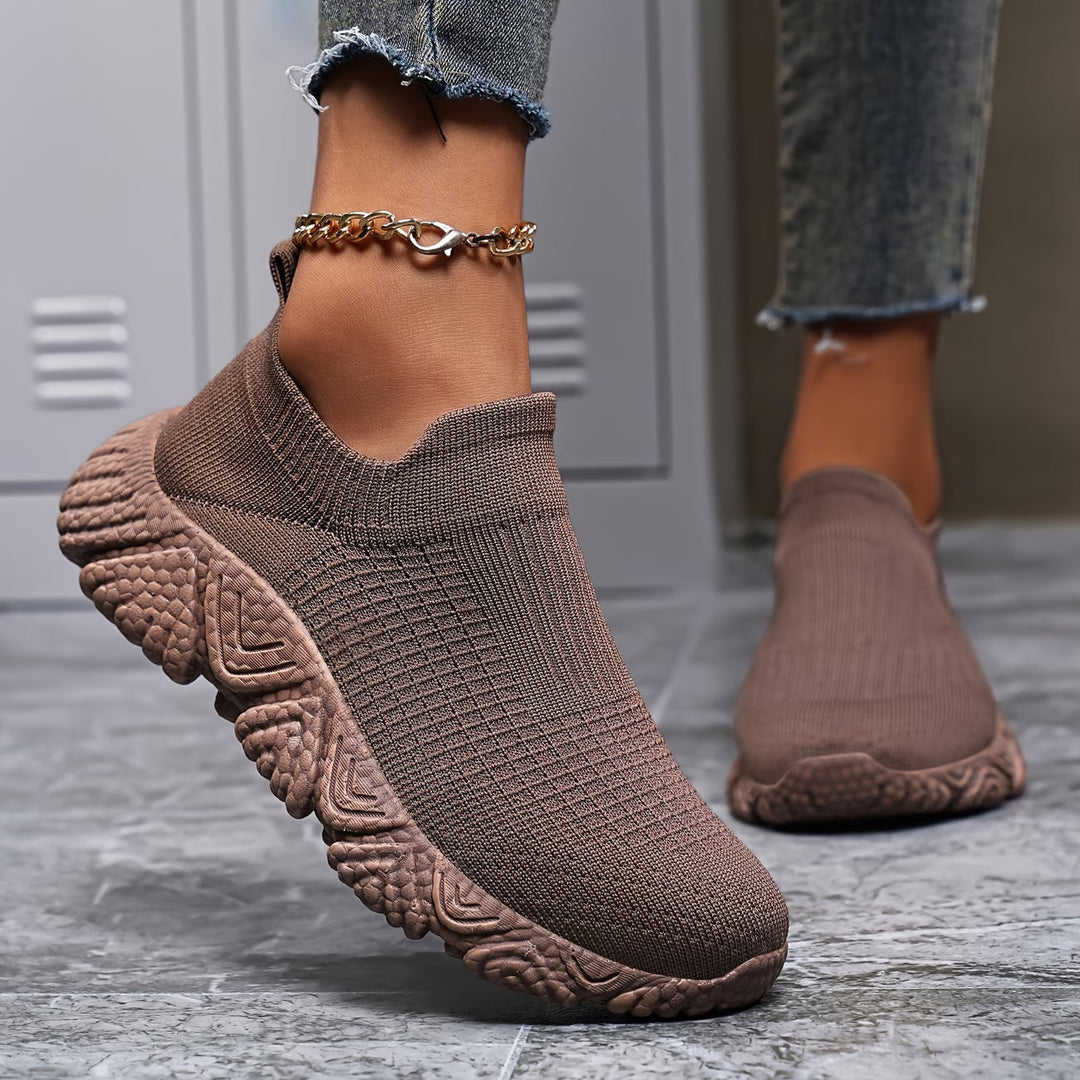 Elisha - Knitted Shoes With Chunky Sole