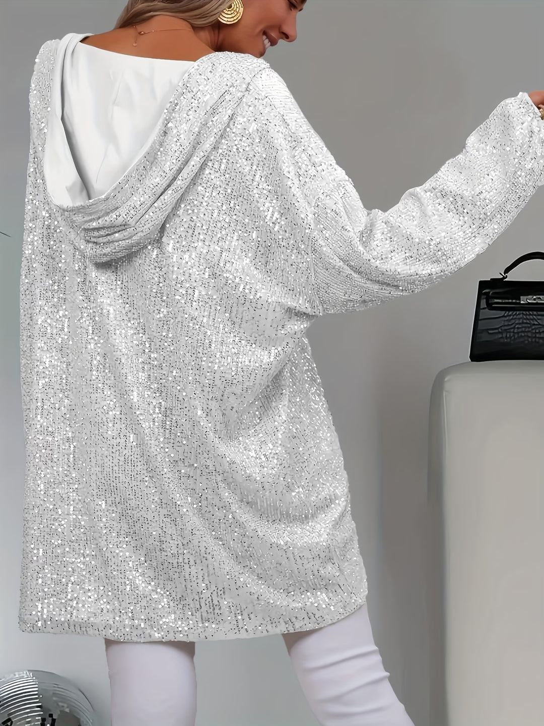 Jessia - Long Sleeve Hooded Top