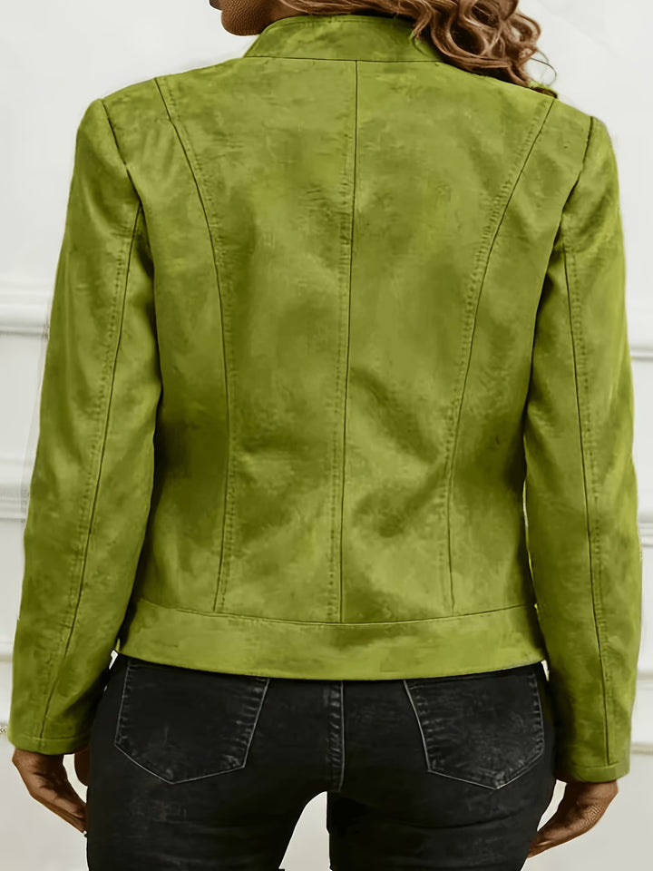 Amina - Long Sleeve Zip-Up Jacket