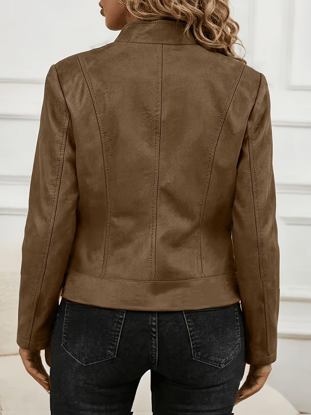 Amina - Long Sleeve Zip-Up Jacket