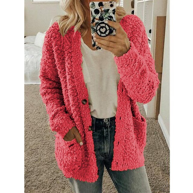 Dalavia - Long Sleeve Cardigan With Pockets