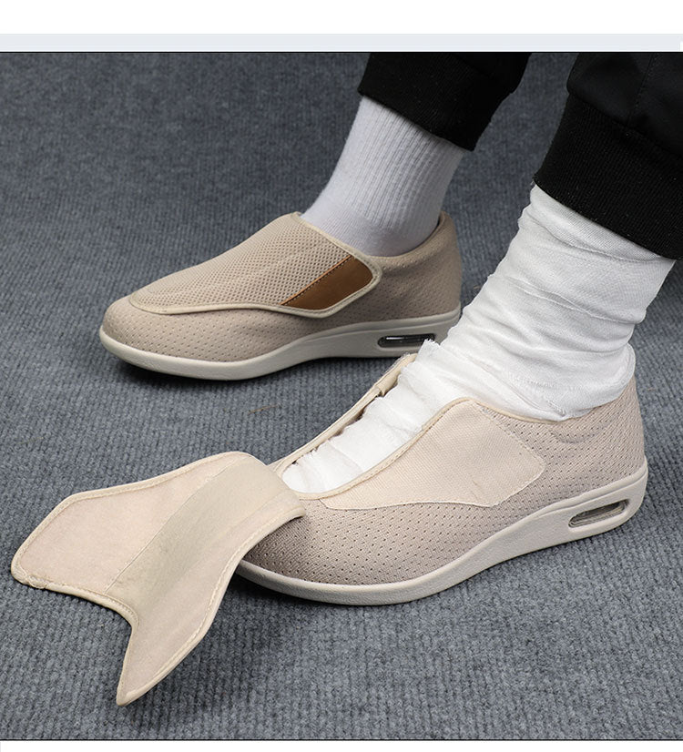 Bediha - Mesh Shoes With Wide Strap and Thick Sole