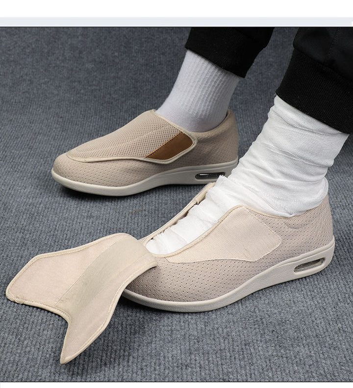 Bediha - Mesh Shoes With Wide Strap and Thick Sole
