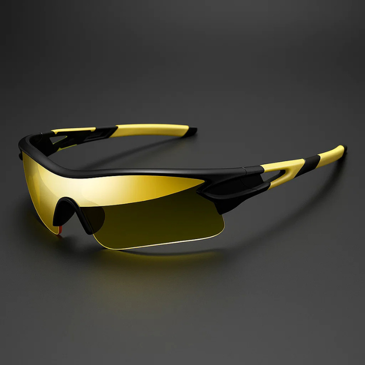 VeloShade - Mirrored Wraparound Sports Cycling Sunglasses