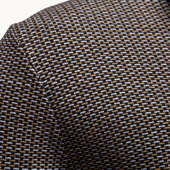 Limman - Half-Zip Jacquard Knit Sweater