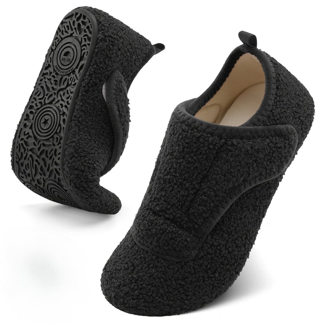 Shehara - Lightweight Wide Slipper With Rubber Sole