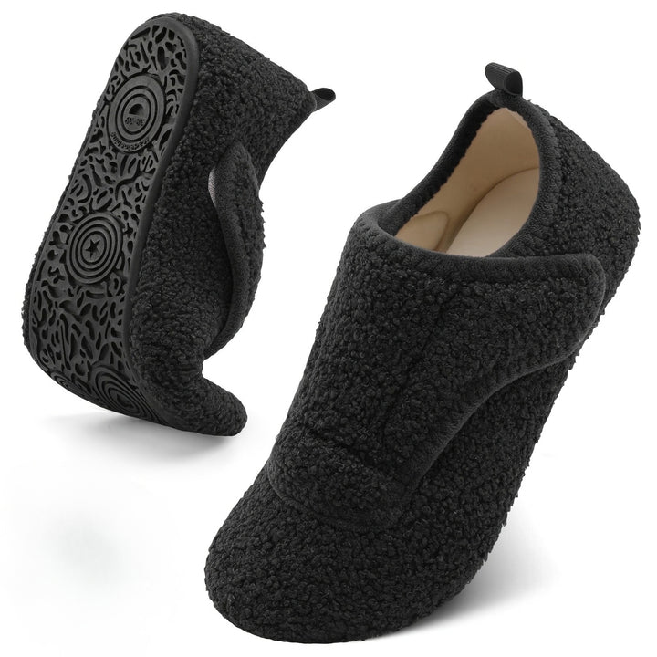 Shehara - Lightweight Wide Slipper With Rubber Sole