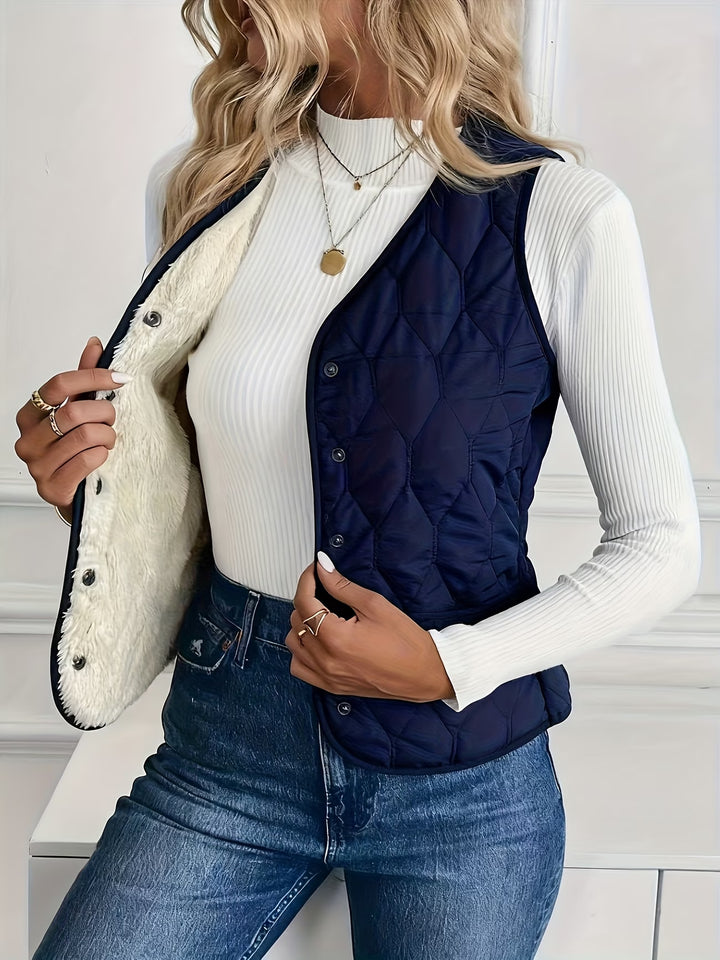 Mandia - Sleeveless Vest With Pockets