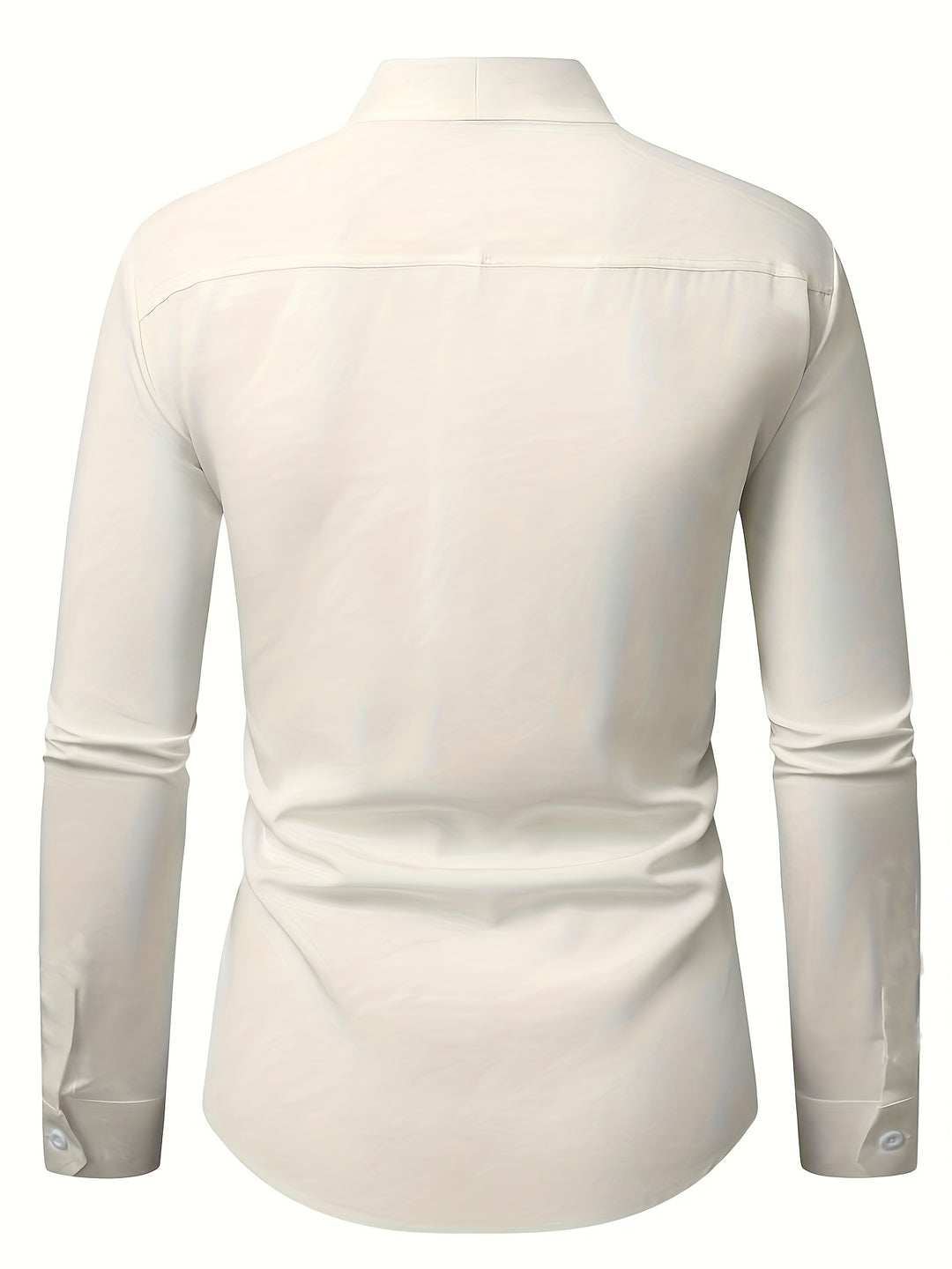 Almasbek - Slim Fit Long Sleeved V-Neck Shirt