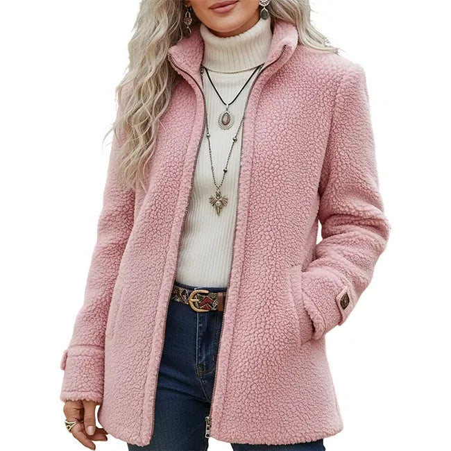 Elanne - Casual Jacket With Stand Up Collar