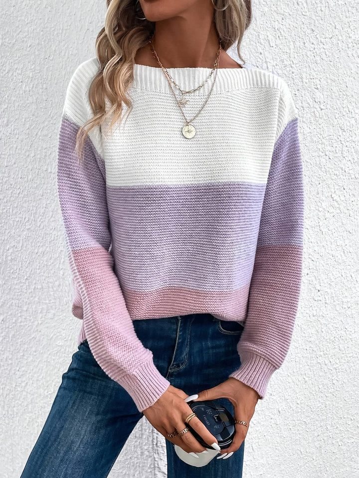 Faria - Elegant Long Sleeve Sweater