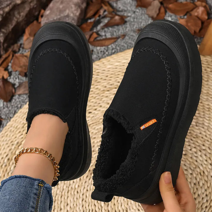 Adelya - Elegant Shoes With Faux Fur Lining