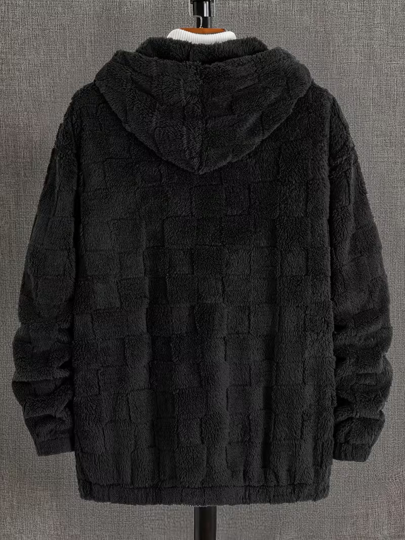 Karun - Fleece Zip-Up Hooded Jacket