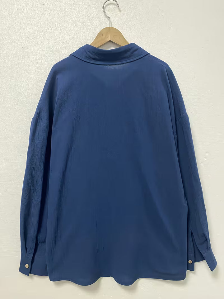Soella - Long Sleeve Button-Up Collared Shirt
