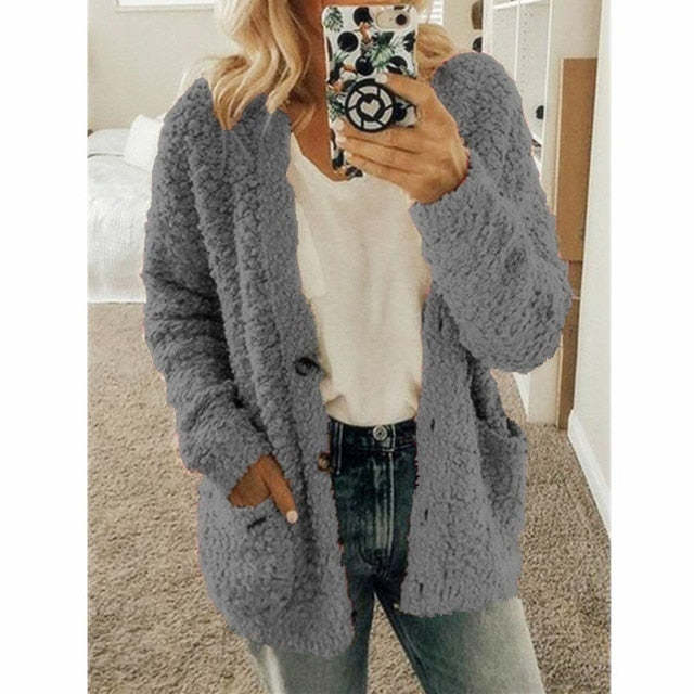 Dalavia - Long Sleeve Cardigan With Pockets