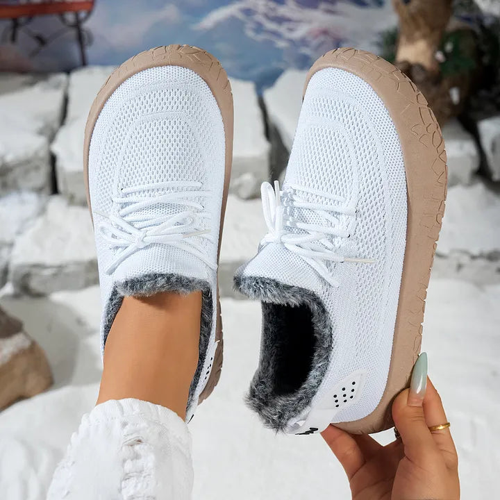 Dyer - Sneakers With Lace-Up Closure and Fuzzy Lining