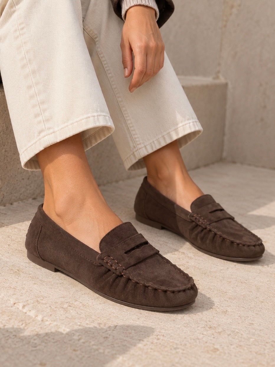 Asiye - Loafers With Penny Strap and Stitched Toe