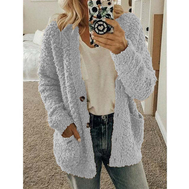 Dalavia - Long Sleeve Cardigan With Pockets