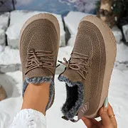 Dyer - Sneakers With Lace-Up Closure and Fuzzy Lining
