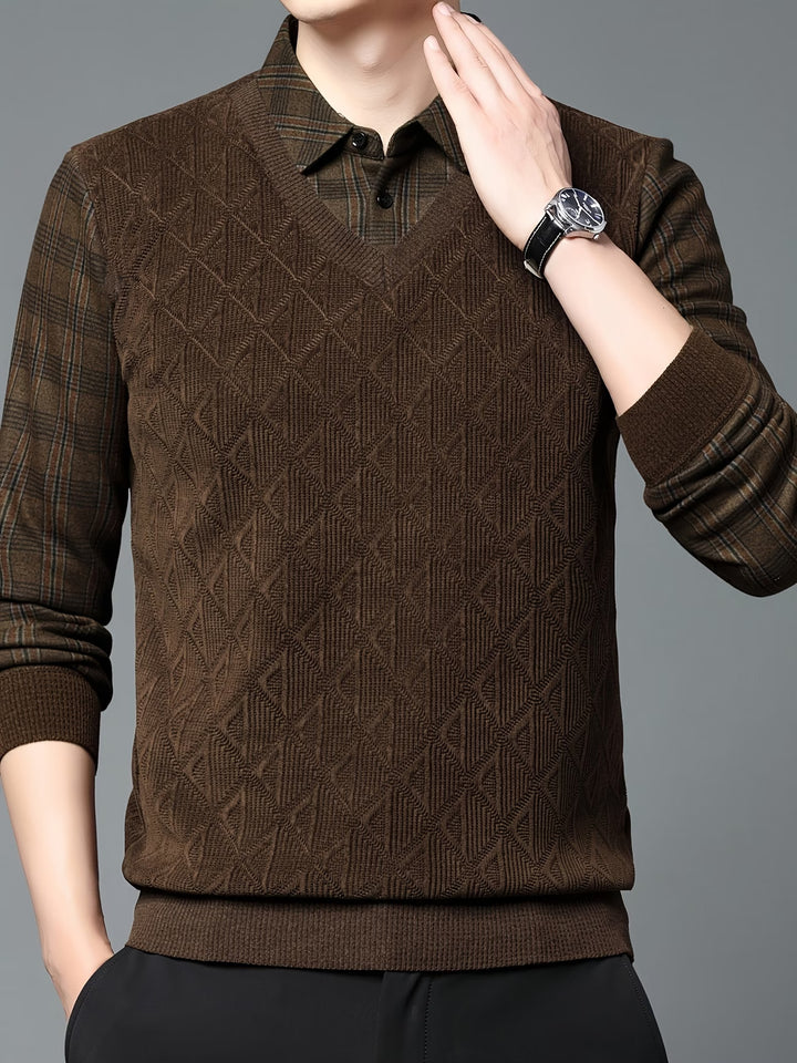 Alan - Long Sleeve Knitted Sweater