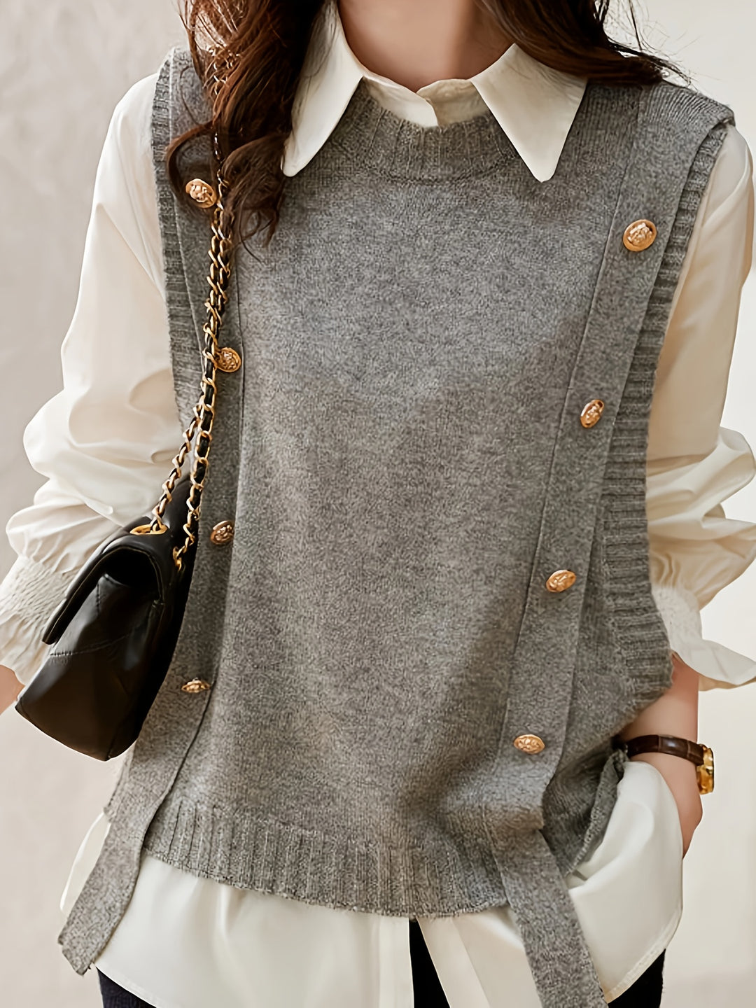 Bineta - Casual Vest Sweater