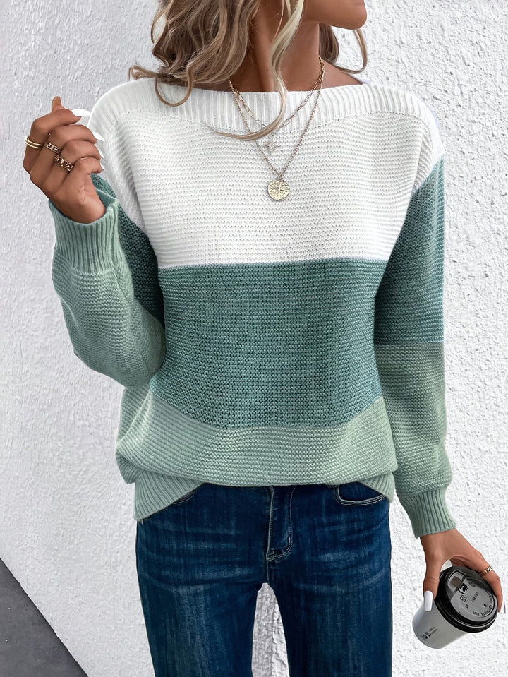 Faria - Elegant Long Sleeve Sweater