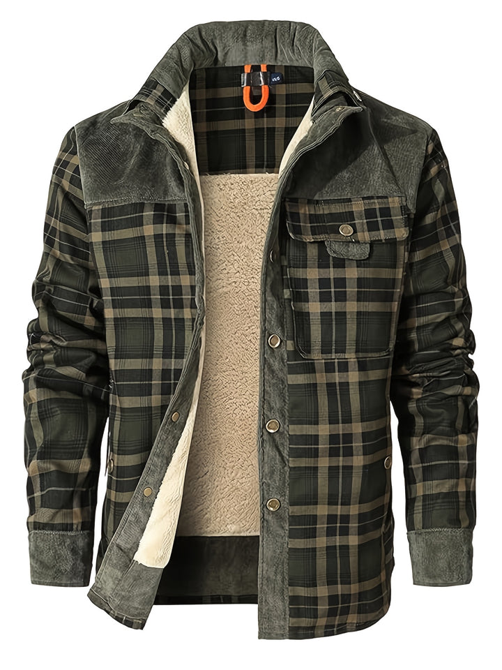 Dalmas - Casual Winter Plaid Jacket