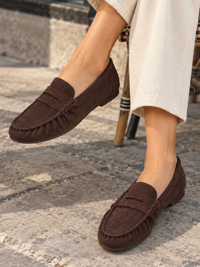 Asiye - Loafers With Penny Strap and Stitched Toe