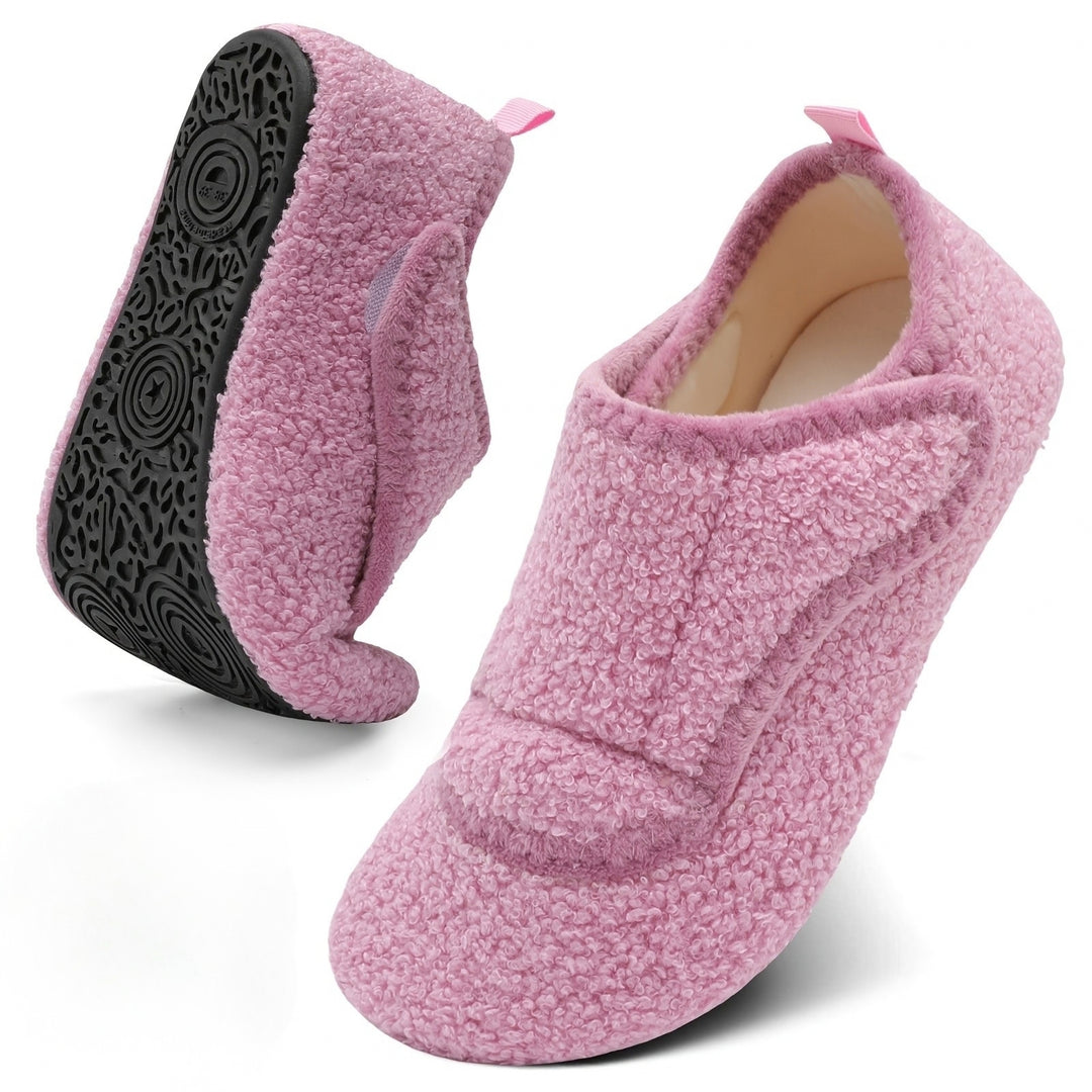 Shehara - Lightweight Wide Slipper With Rubber Sole