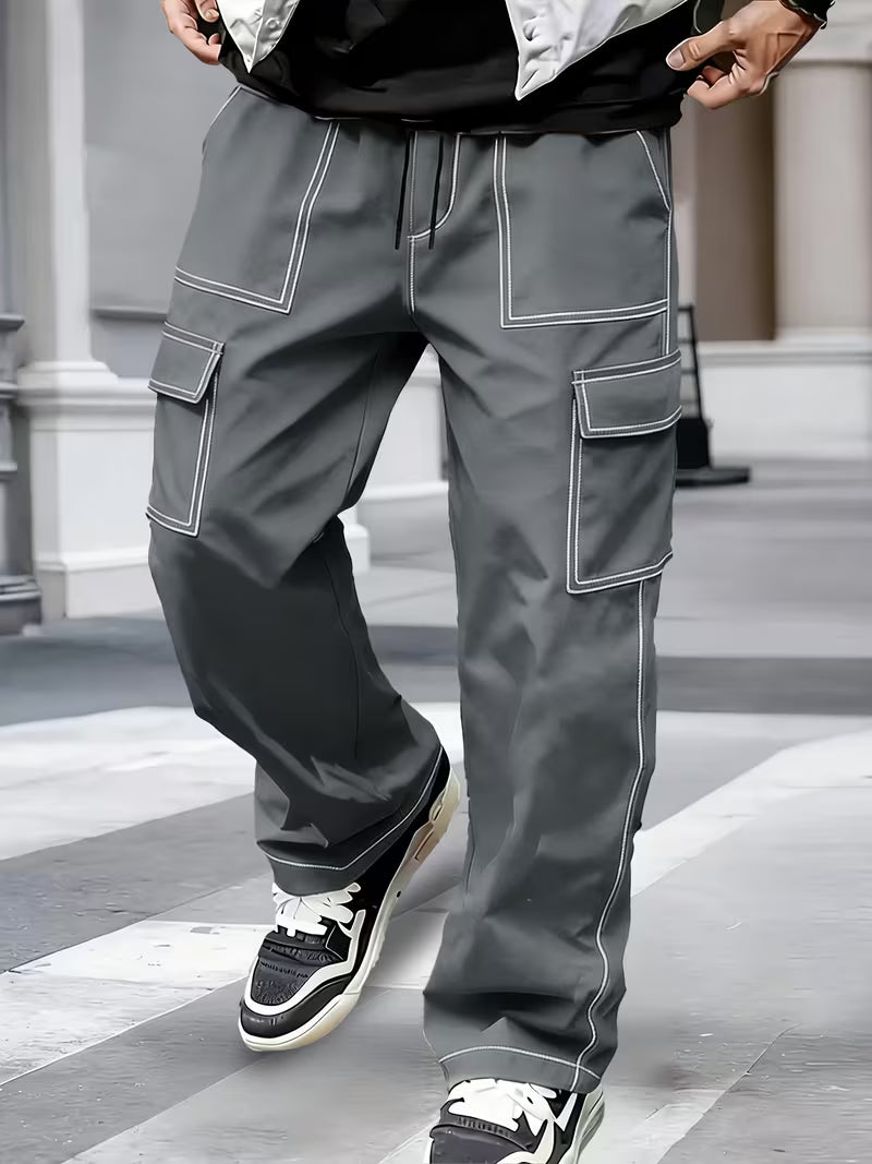 Jamein - Cargo Pants With Contrast Stitching