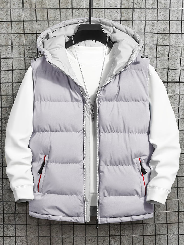 Eliott - Sleeveless Vest With Zippered Pockets