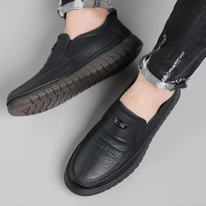 Faran - Slip On Shoes With Stitching and Textured Soles