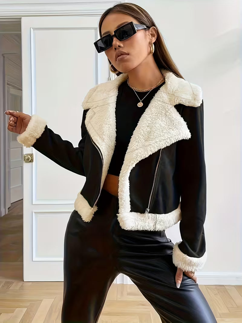 Zilia - Fleece Lined Long Sleeve Jacket