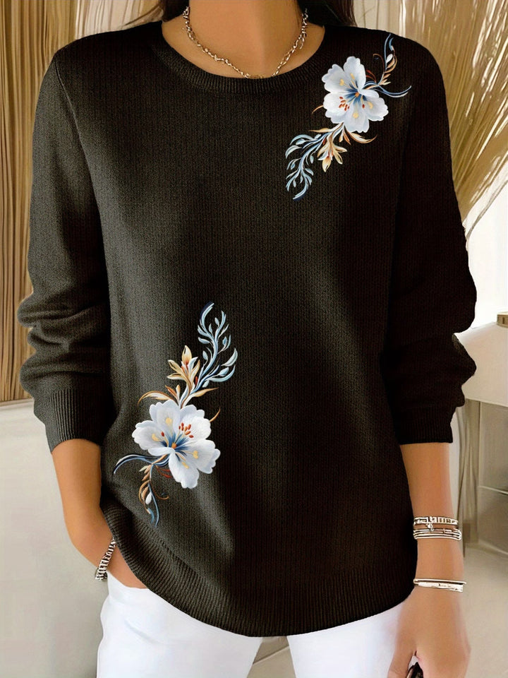 Meyla - Elegant Long Sleeve Sweater