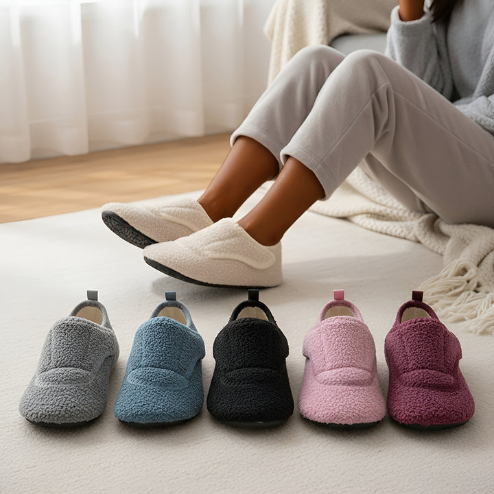 Shehara - Lightweight Wide Slipper With Rubber Sole