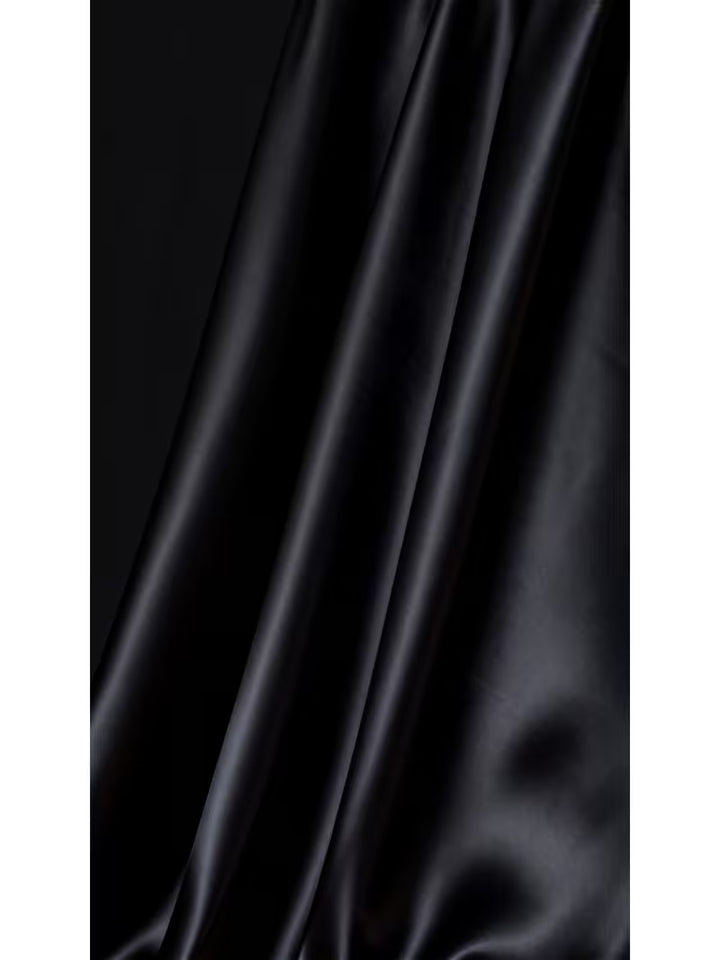 Belina - Satin Square Neck Button Top