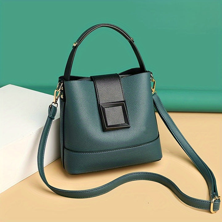 Maladho - Elegant Bucket Bag With Adjustable Shoulder Strap