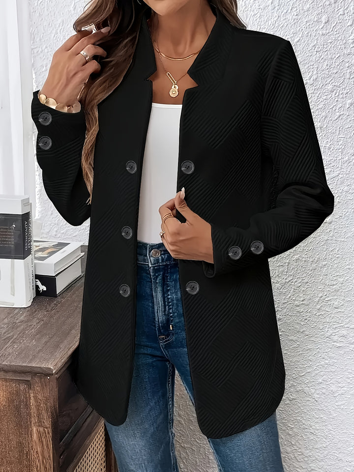 Hilkka - Long Sleeve Jacket With Pocket