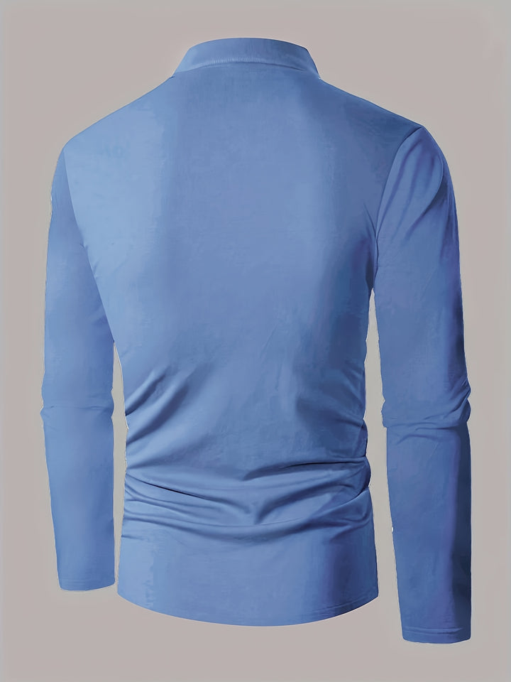 Tselmeg - Long Sleeve Polo Shirt