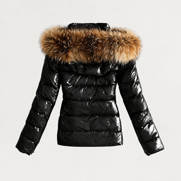 Eustolia - WaterProof Puffer Jacket With Fur Hood