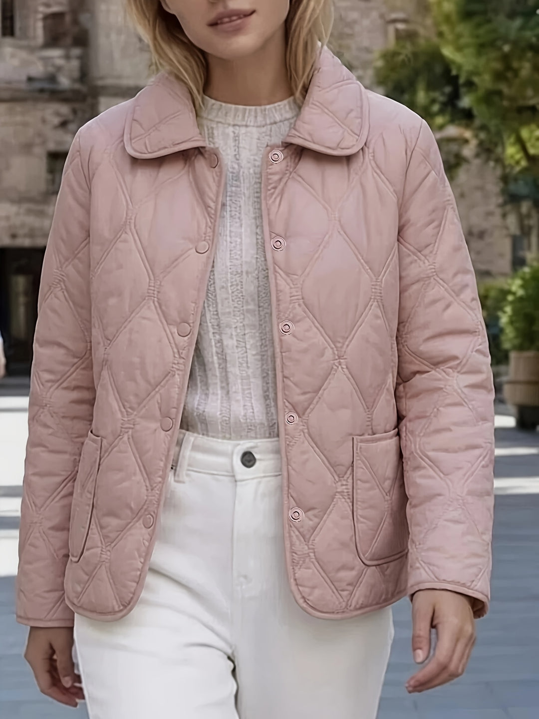 Laurelle - Elegant and Chic Loose Fit Padded Jacket