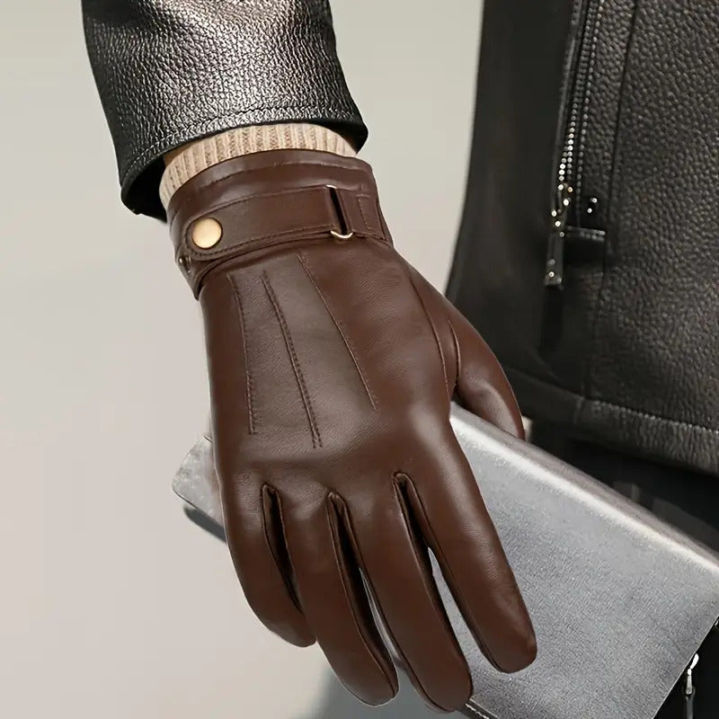 Matheo - Winter Thermal Leather Gloves